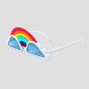 Regenboog feestbril