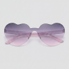 Hartjesbril, montuur roze, glas roze