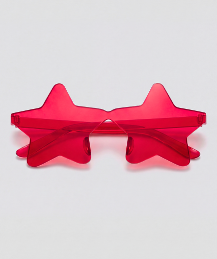 I see stars, montuur rood, glas rood