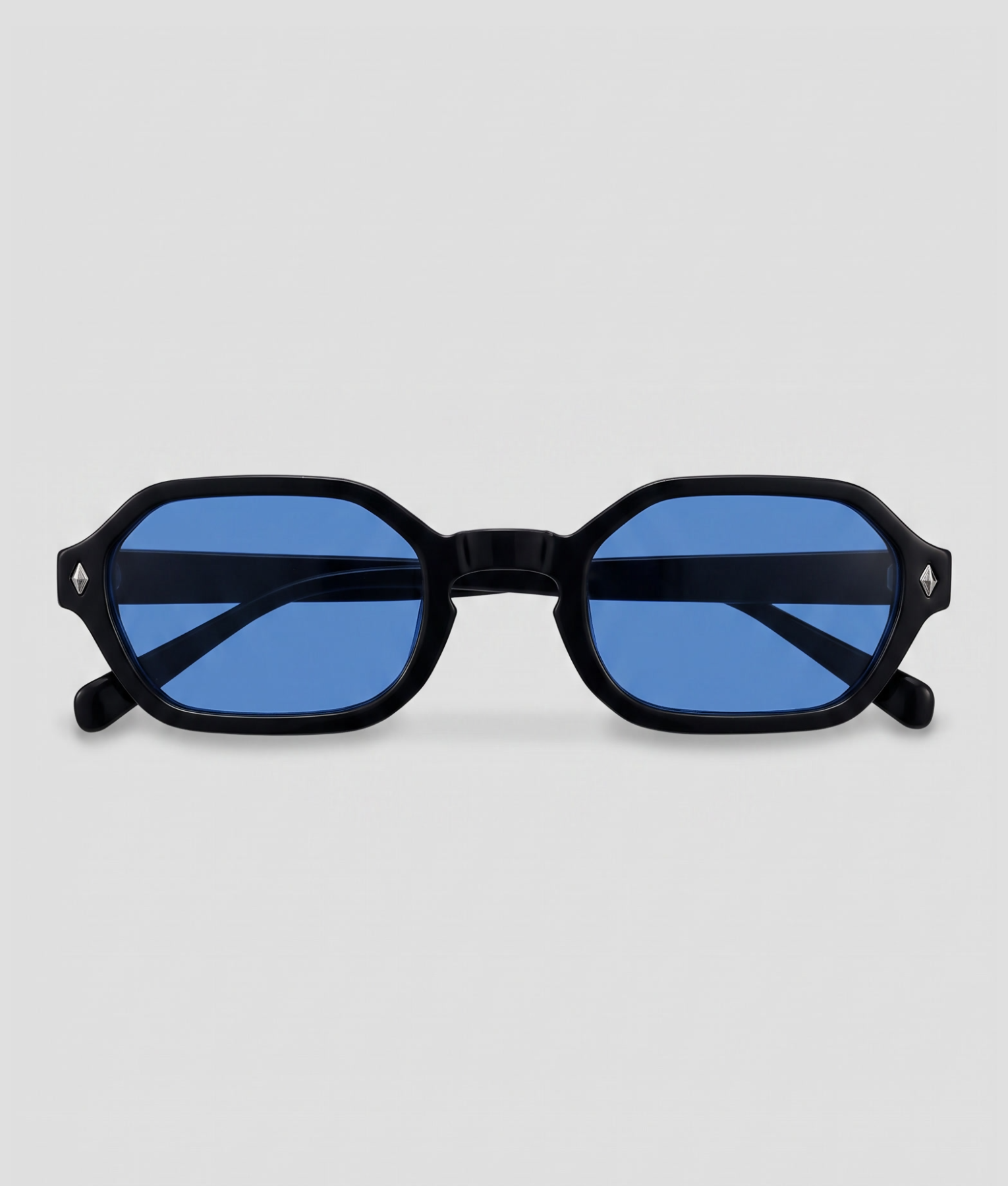 Lunares, montuur zwart, glas blauw