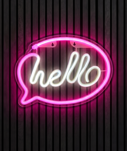 Hello Neon Neon Lighting
