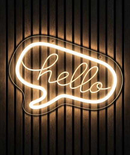 Hello Neon Neon Lighting