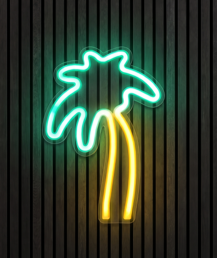 Palm Neon Neon Lighting