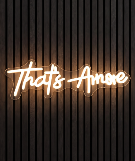 Thats amore script neon lamp