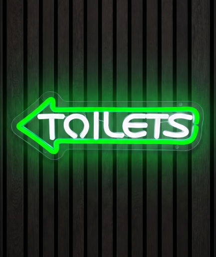 Neon Lighting for Restrooms